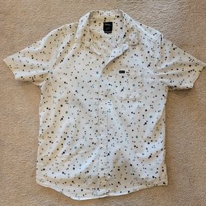 RVCA button down men's tee shirt. Size M